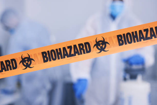 Professional Biohazard Cleanup technician working in Arlington, MN